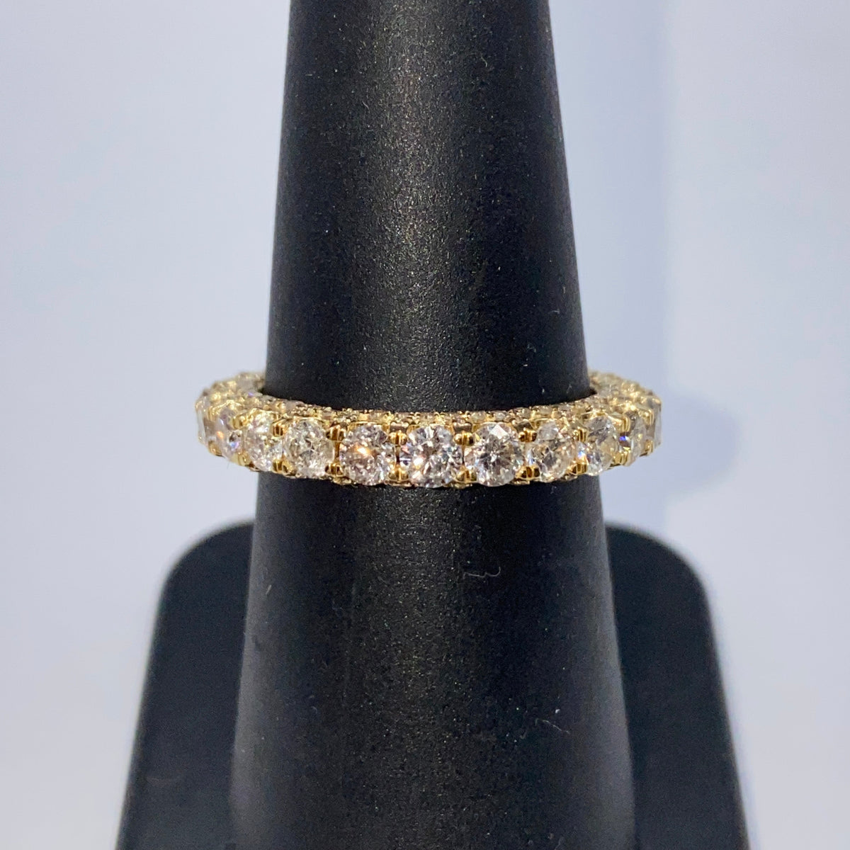 14K Gold Tiara Pave Diamond Ring - additional product view 4