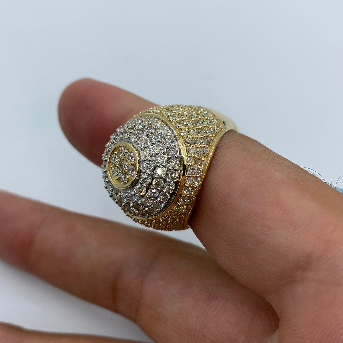 14K Gold Circle Master Diamond Ring - additional product view 5