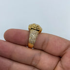 14K Gold Polygon Diamond Baguette Ring - additional product view 8