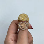 14K Gold Crown Diamond Ring - additional product view 2