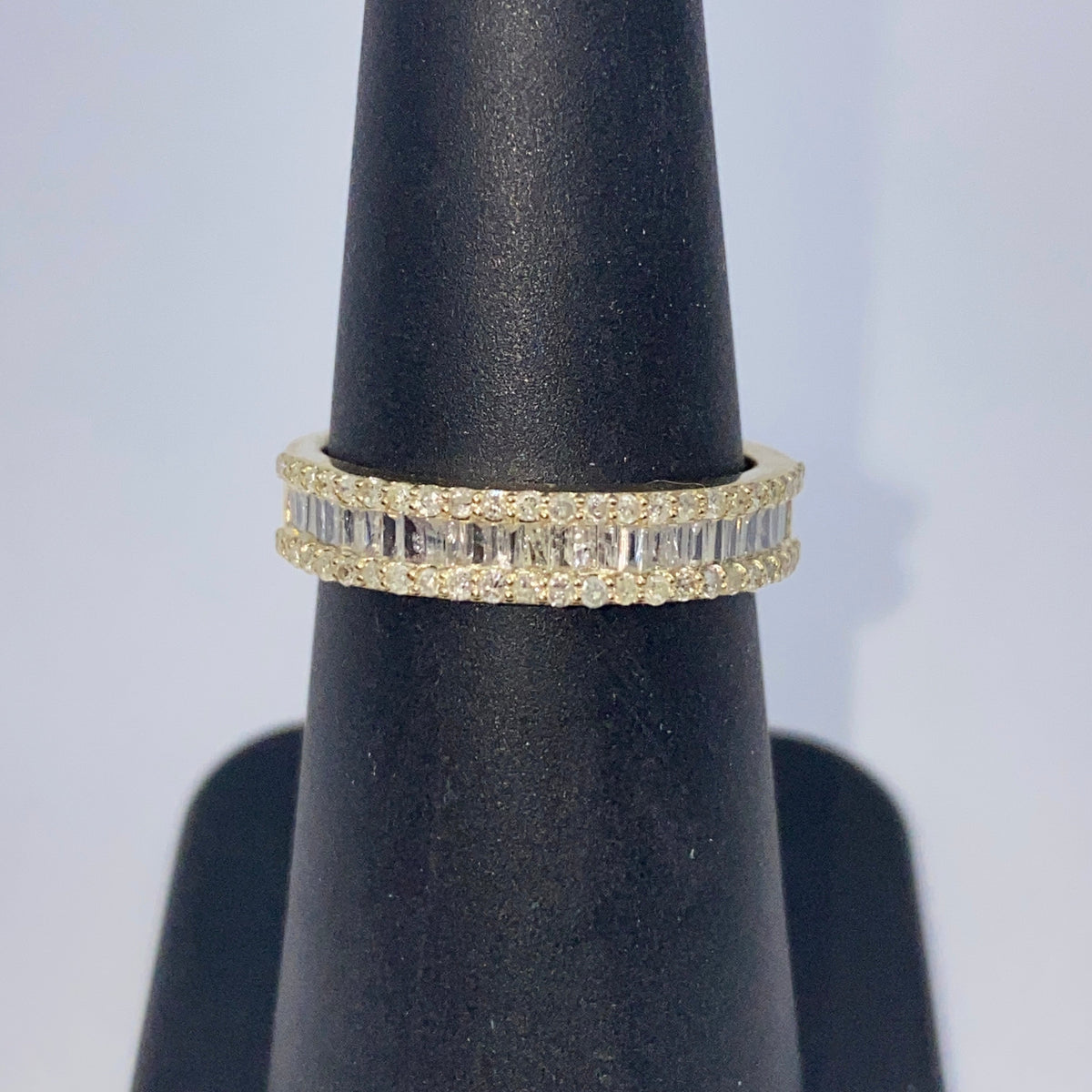 10K Gold Diamond Baguette Band - additional product view 16