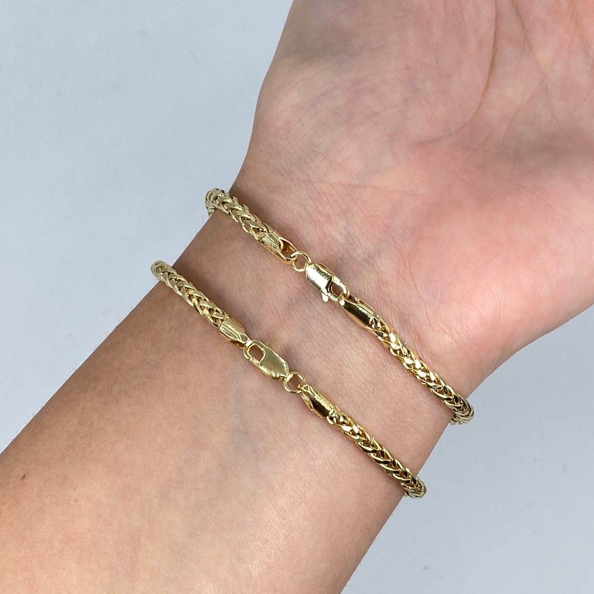 14K Gold Box Cuban Link Bracelet - additional product view 3