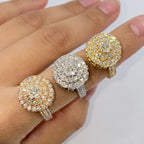 14K Gold Heritage Cake Diamond Ring - additional product view 3