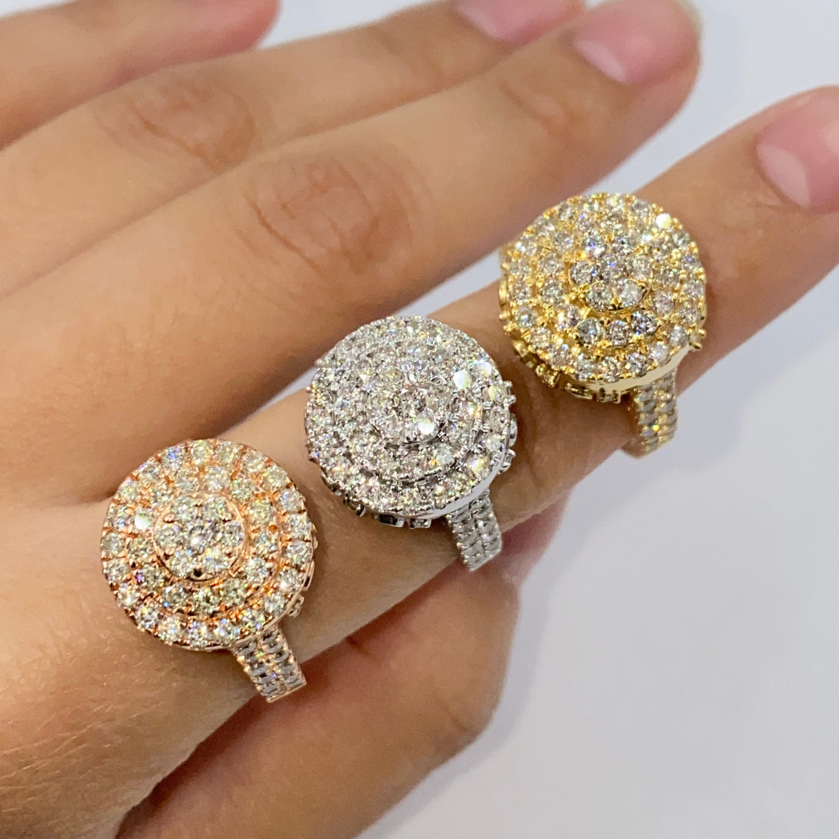 14K Gold Heritage Cake Diamond Ring - additional product view 3