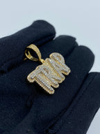 Trap Name Diamond Pendant - additional product view 3