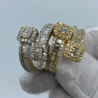 10K Gold Wrap Diamond Baguette Ring - main product photo