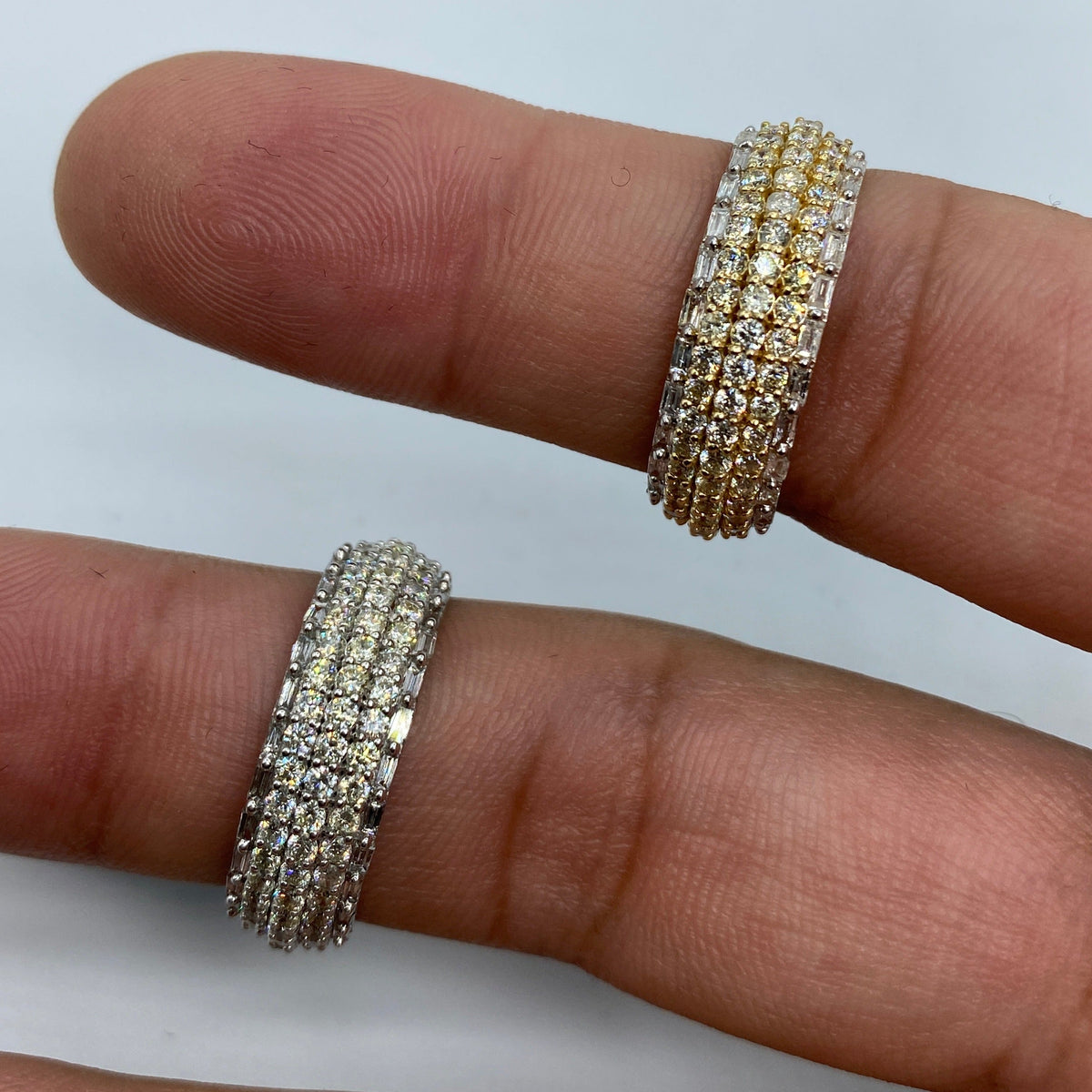 14K Gold Diamond Baguette California Ring - additional product view 6