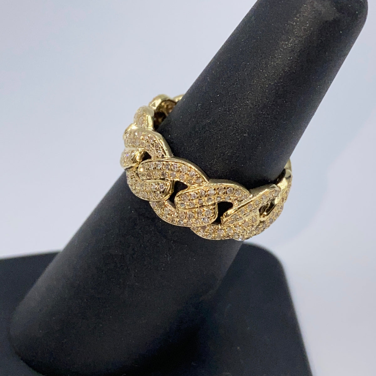 Cuban Link Infinity Diamond Ring - additional product view 5