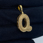 Initial Q Bubble Diamond Pendant - additional product view 3