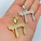 14K Chai Diamond Pendant - additional product view 5