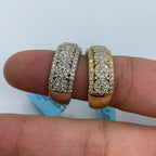 14K Gold Flower Diamond Ring - additional product view 5