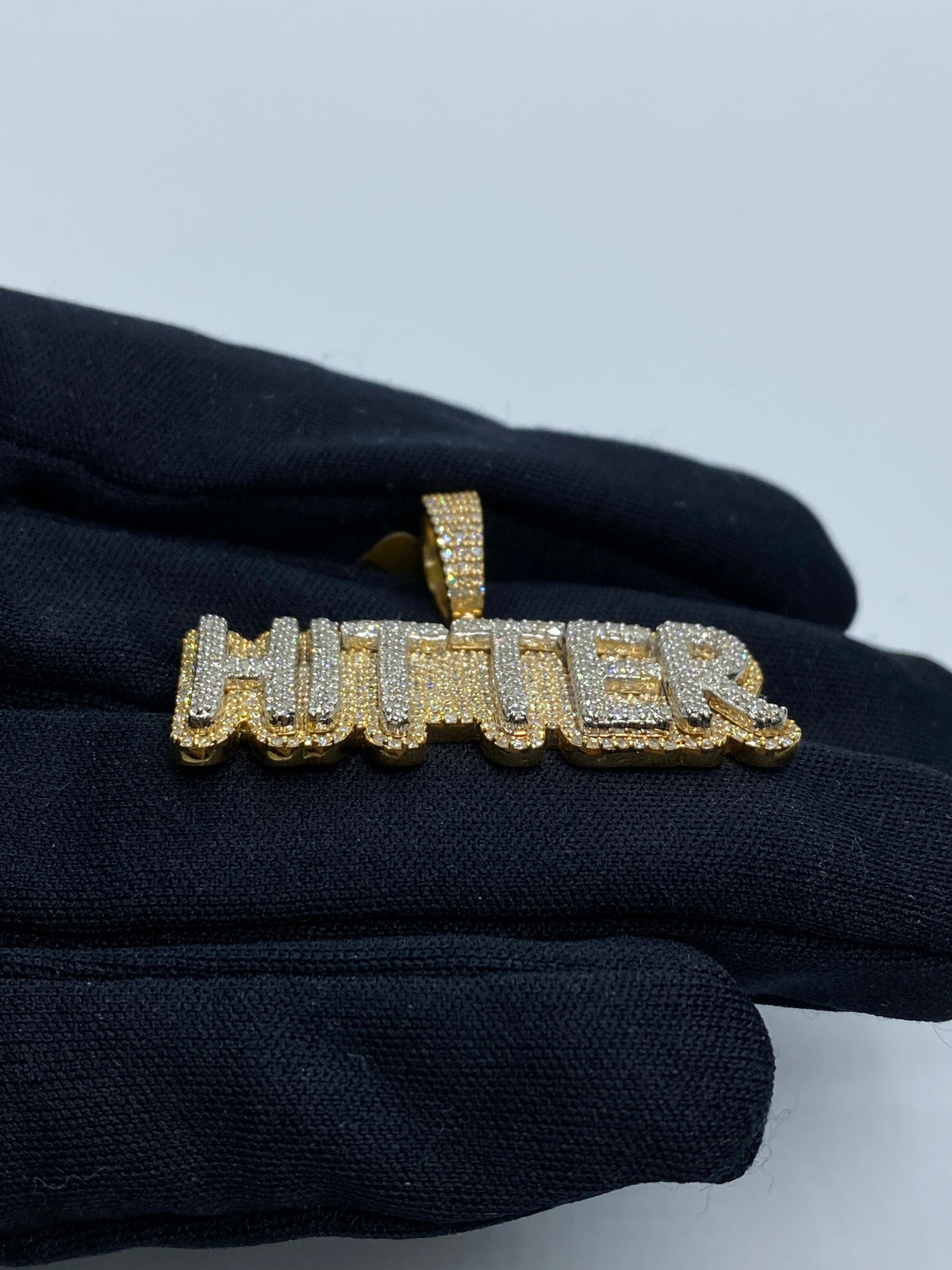 Hitter Name Diamond Pendant - additional product view 3