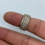 14K Gold Diamond Band Ring - additional product view 4
