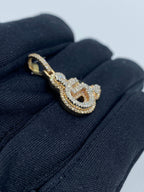 Disabled Wheelchair Handicap Diamond Pendant 1.0 Ct - additional product view 3