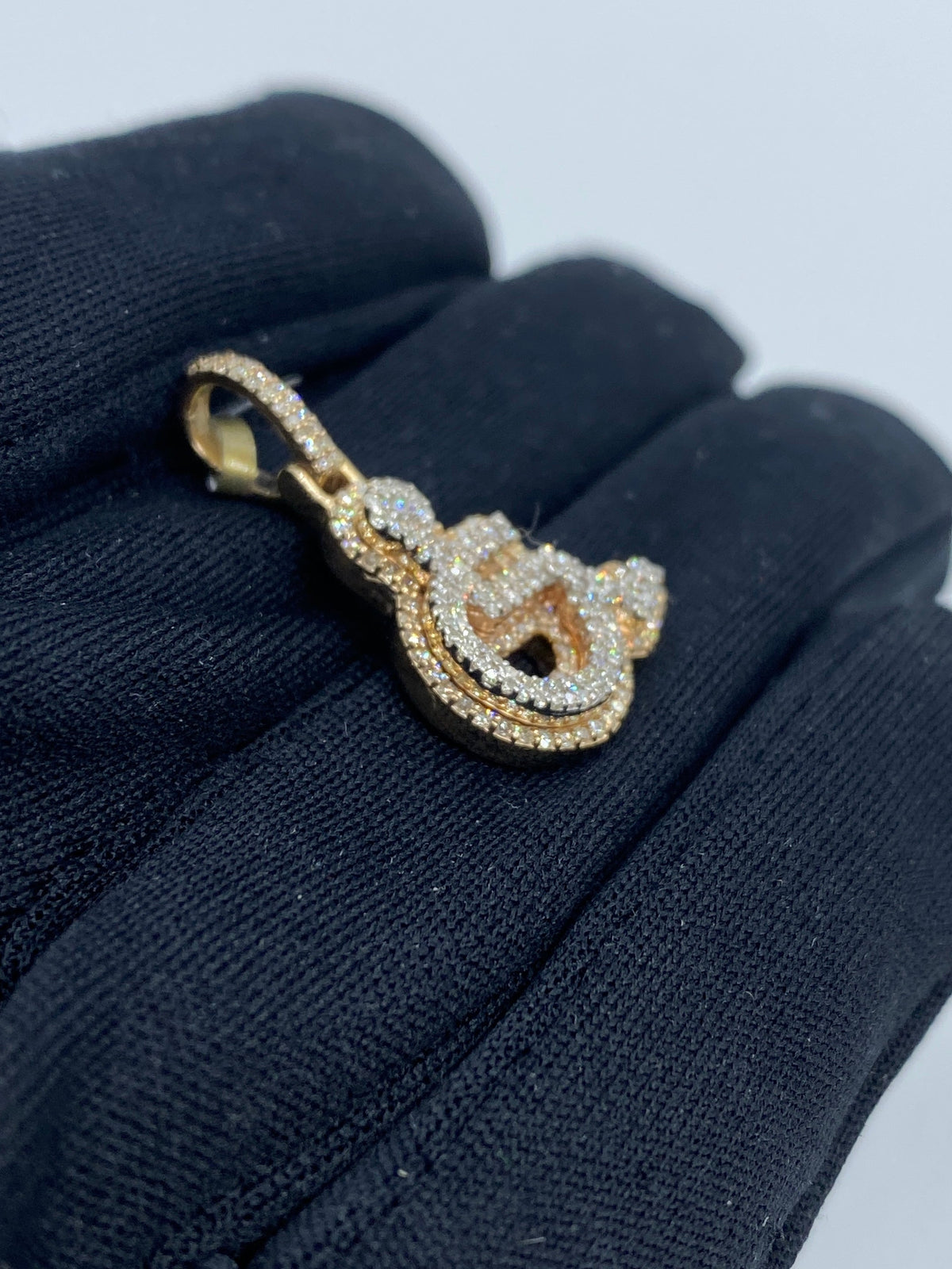 Disabled Wheelchair Handicap Diamond Pendant 1.0 Ct - additional product view 3