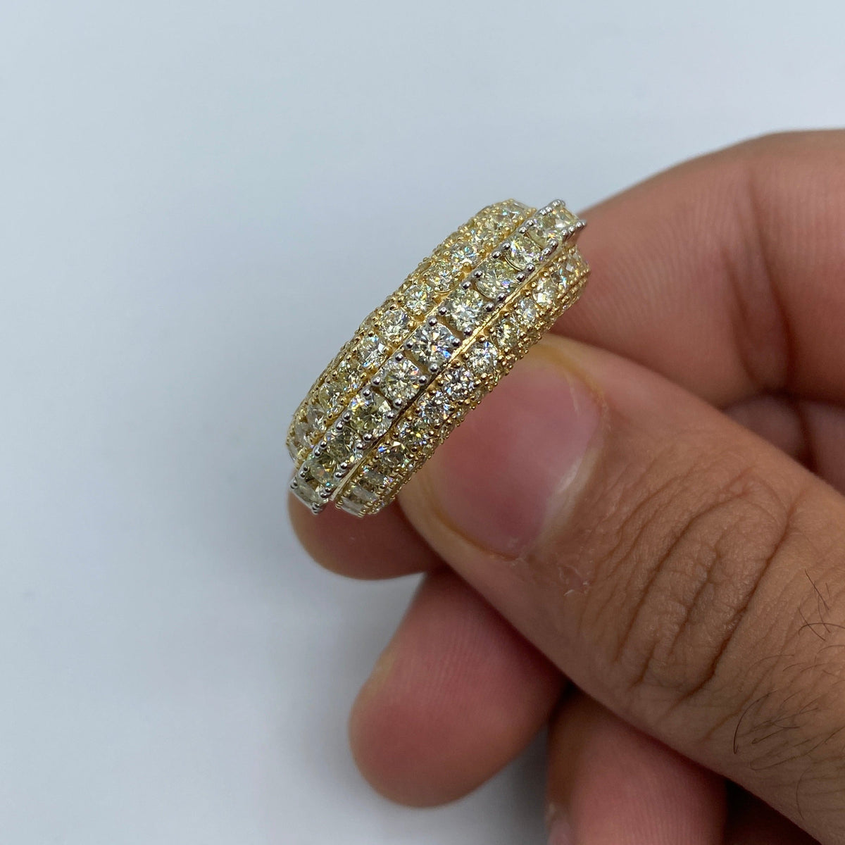 14K Gold California Diamond Ring 5.7 Ct - additional product view 2