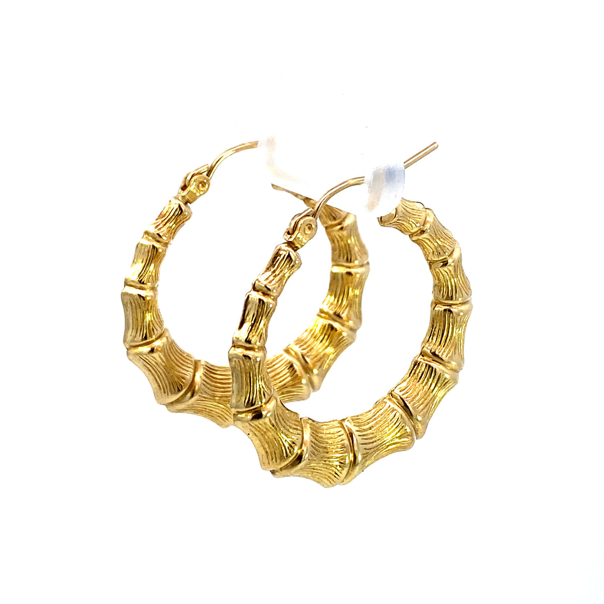 Bamboo Earrings 1.2 in - additional product view 2