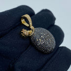 Black Bomb Diamond Pendant - additional product view 3