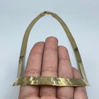 10K Gold 9mm Herringbone Link Necklace 24 in - additional product view 5