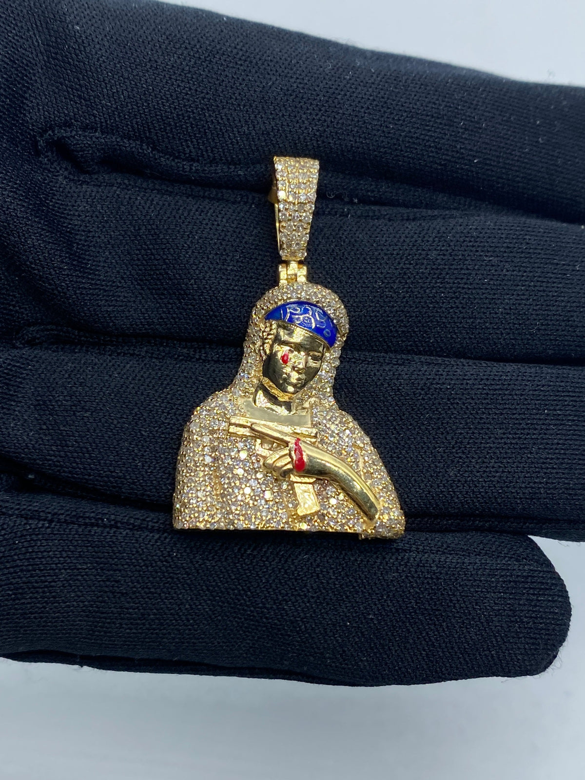 Gangster Diamond Pendant - close-up product photo