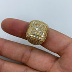 14K Gold Square Jumbo Diamond Ring - additional product view 6