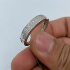 10K Gold Icy Diamond Wedding Band - additional product view 3
