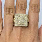 10K Gold 17.9M Pave Diamond Ring - additional product view 3