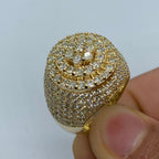 14K Gold Dome Cake Diamond Ring - additional product view 2