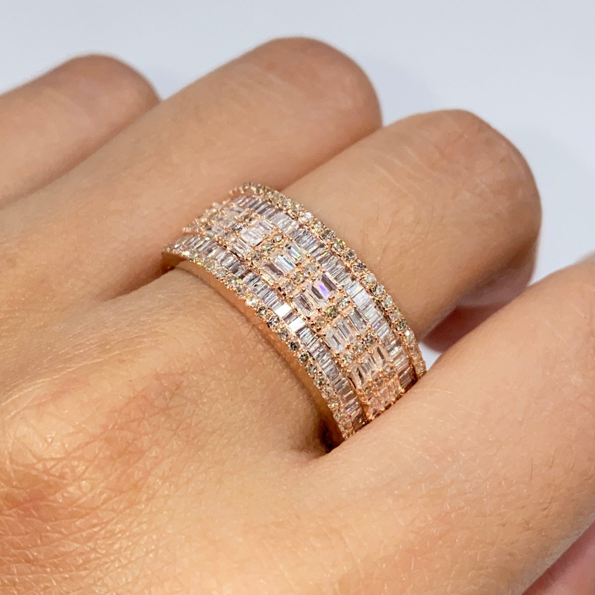 14K Gold Greg Diamond Baguette Ring - additional product view 6