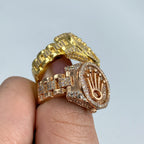 14K Gold Crown Diamond Ring - additional product view 3