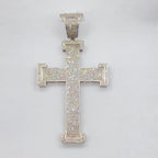 10K Gold Virtue Cross Diamond Pendant - additional product view 3
