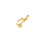 10K Gold Capricorn Sign Diamond Pendant - additional product view 3