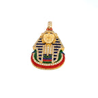 14K Gold Pharaoh Diamond Pendant 4.9 Ct - additional product view 2