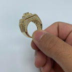 14K Gold Diamond Baguette Power Ring - additional product view 7