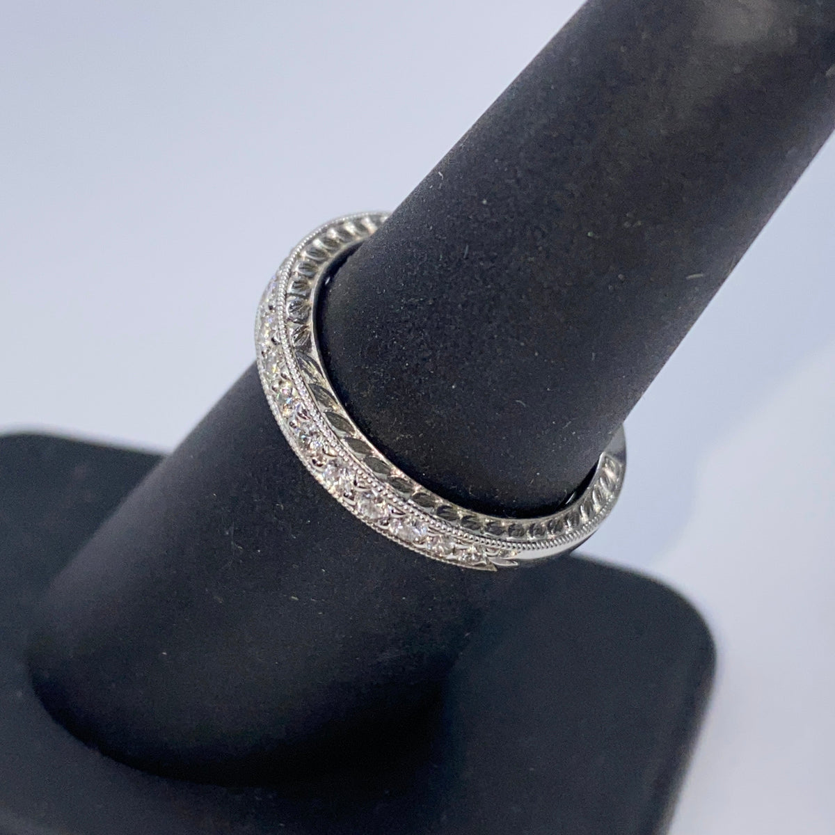 Platinum Florence Diamond Band Ring - additional product view 5
