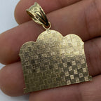 14K Gold Last Supper Cathedral Pendant - additional product view 5