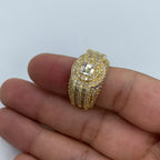 14K Gold Diamond Baguette Castle Ring - additional product view 3