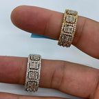 14K Gold French Diamond Baguette Ring - additional product view 6