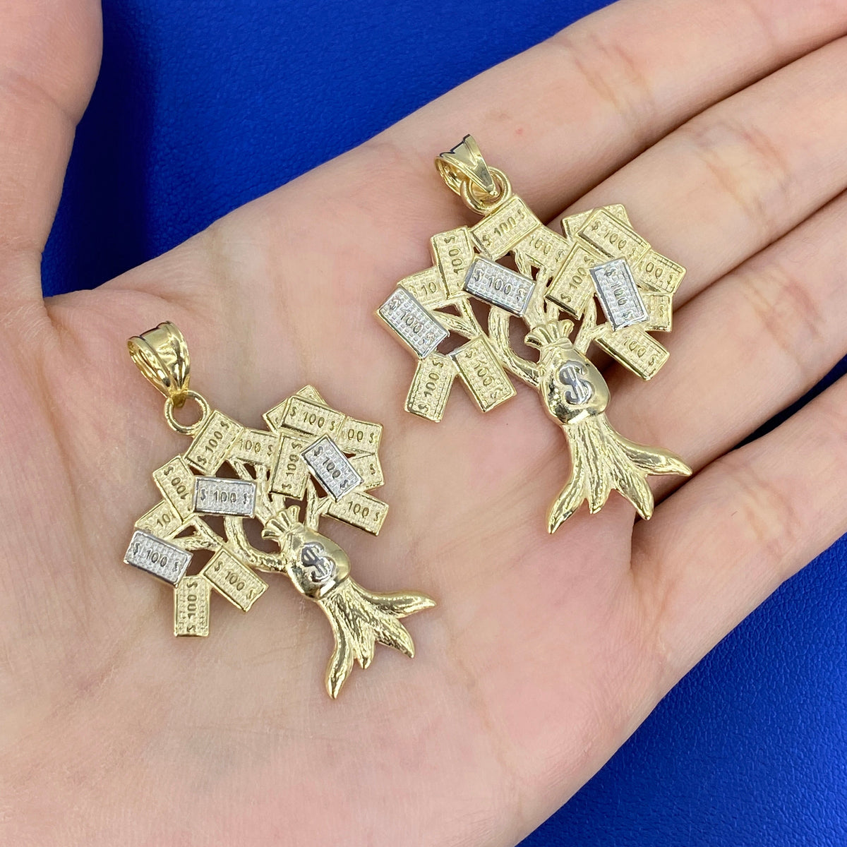 10K Gold Money Tree Pendant - additional product view 2