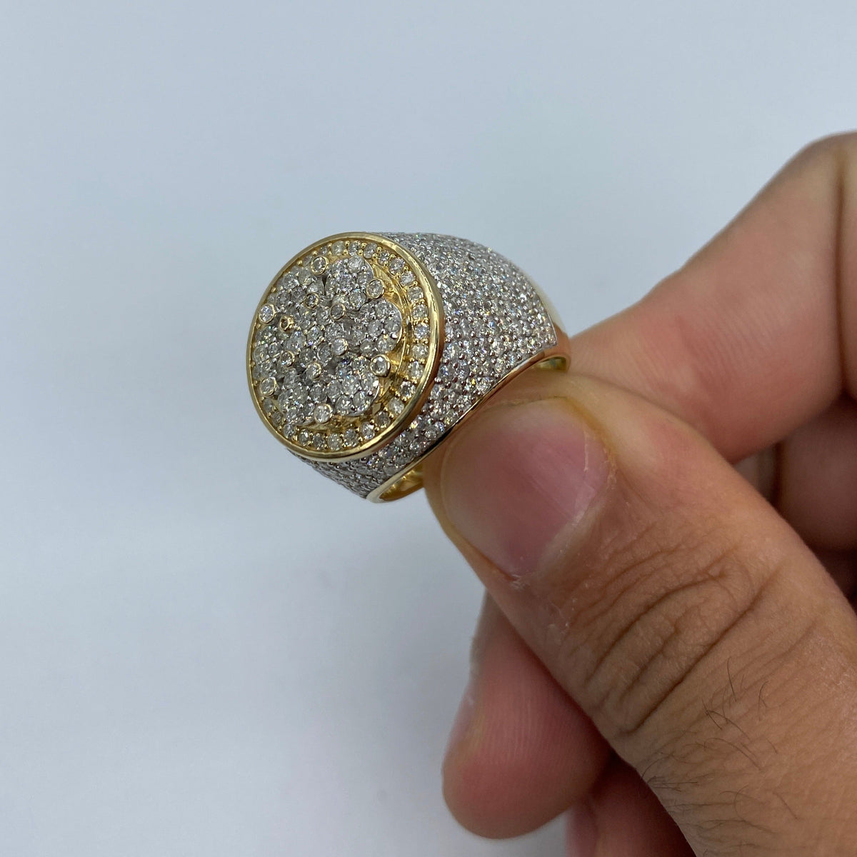 14K Gold Circle Elite Diamond Ring - additional product view 7