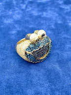 14K Gold Diamond Cookie Monster Ring - additional product view 3