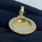 Oval Picture Diamond Pendant 2.2 Ct - additional product view 4