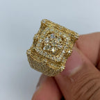 14K Gold Tower Diamond Ring - additional product view 2