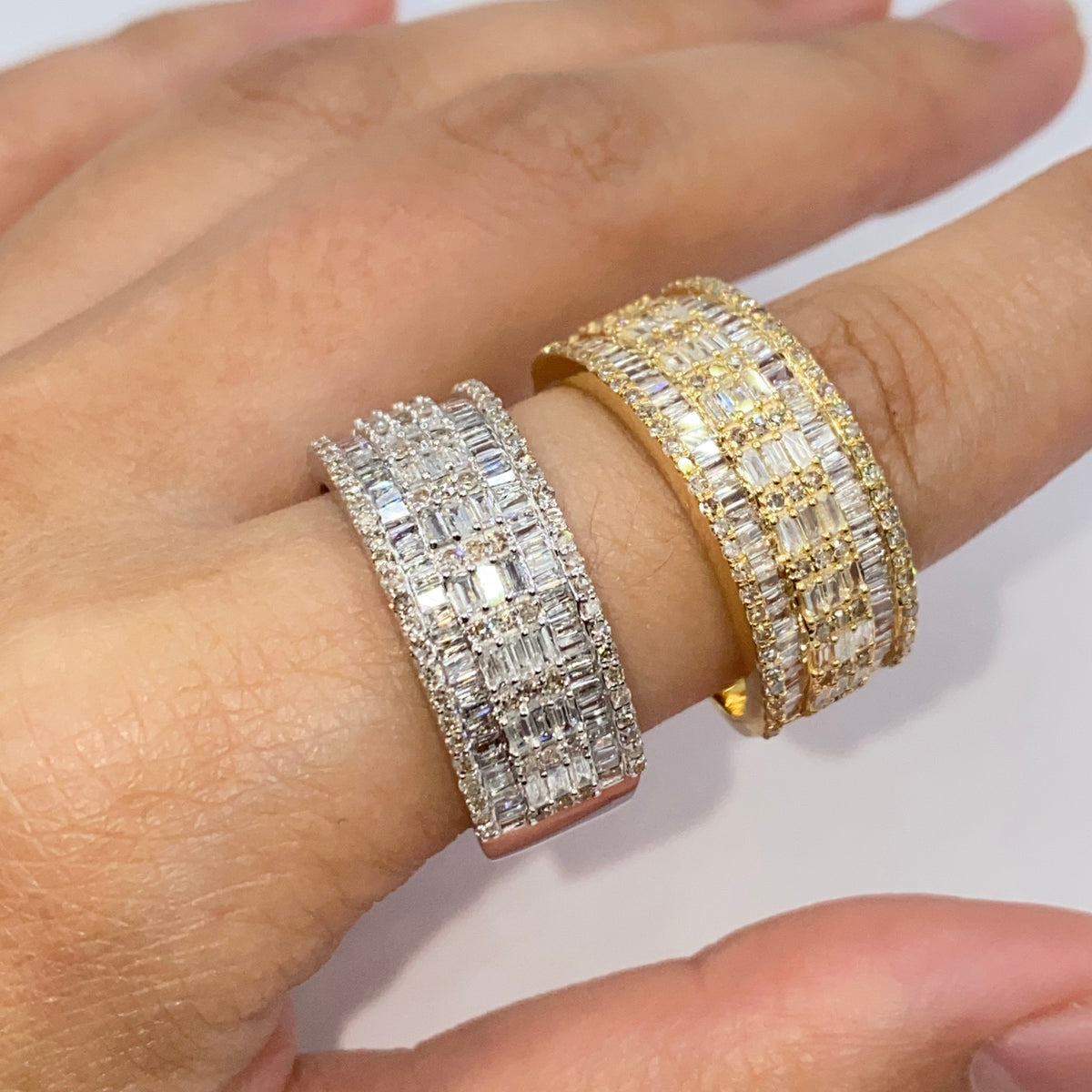 14K Gold Greg Diamond Baguette Ring - additional product view 2