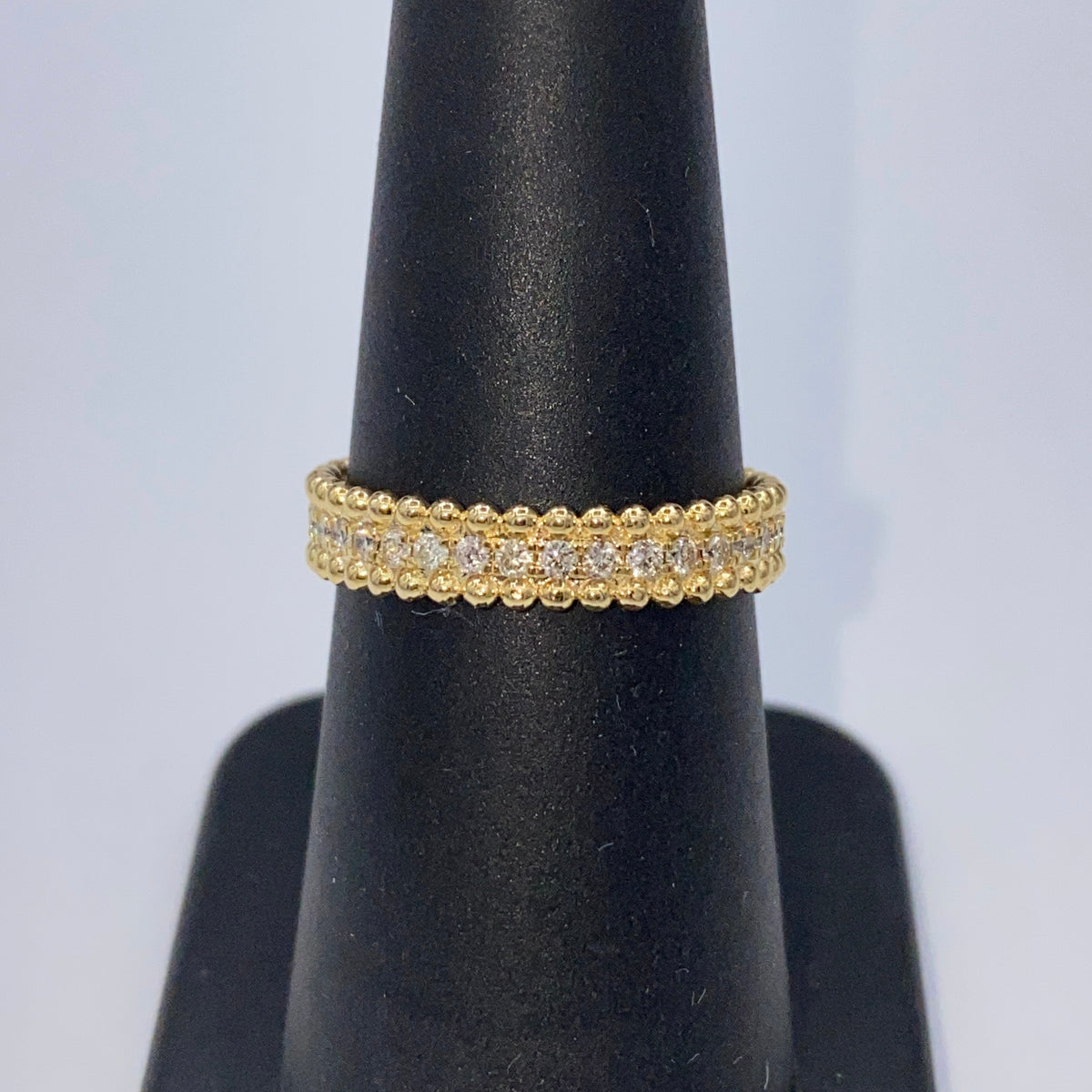 14K Gold Royal Diamond Band Ring - additional product view 6