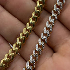 10K Monaco Cuban Link Gold Bracelet - additional product view 7