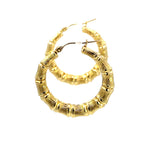 Bamboo Earrings 1.5 in - additional product view 4