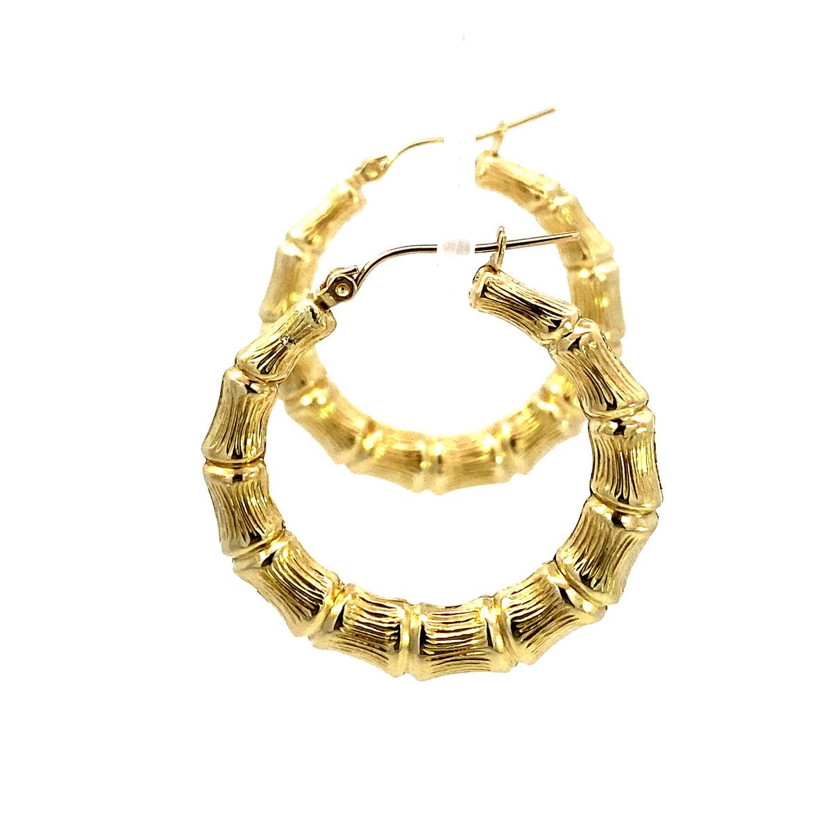 Bamboo Earrings 1.5 in - additional product view 4