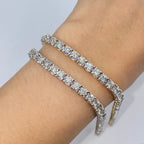 14K Gold Tennis Diamond Bracelet 7 in - additional product view 4
