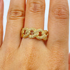 Cuban Link Infinity Diamond Ring - additional product view 7